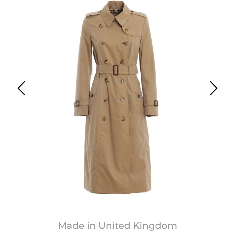 Burberry tan coat